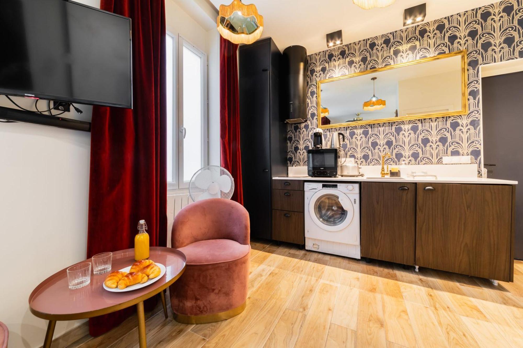 Studio Lumineux Et Moderne Proche Du Metro - 2P - Flat-Guest Paris Exteriör bild